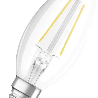 Osram LED Leuchtmittel Superstar Cassic B E14 2,8W warmweiß, dimmbar, klar