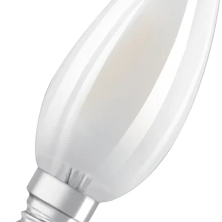 Osram LED Leuchtmittel Classic B40 E14 5W warmweiß, dimmbar, weiß matt