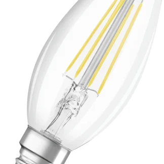Osram LED Leuchtmittel Classic B40 E14 5W warmweiß, dimmbar, klar