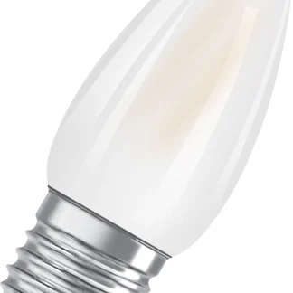Osram LED Leuchtmittel Star Classic B E27 4W warmweiß, dimmbar, weiß matt