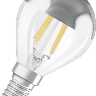 Osram LED Spiegelkopflampe silber E14 4W warmweiß, klar