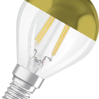 Osram LED Spiegelkopflampe gold E14 4W warmweiß, klar