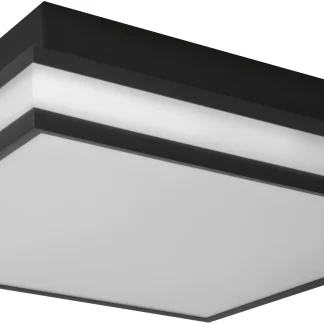 Ledvance Smart+ LED Deckenleuchte Orbis Magnet schwarz 30 x 30 cm 26 W