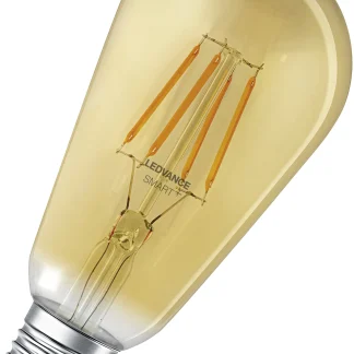 Ledvance Smart+ LED Leuchtmittel Edison ST64 E27 6 W dimmbar amber