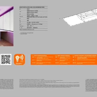Ledvance LED Panel Smart+ WiFi Planon Plus 100 x 25 cm RGB-Backlight
