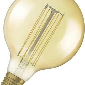 Ledvance LED Leuchtmittel Vintage 1906 Globe G125 E27 8,8 W dimmbar amber