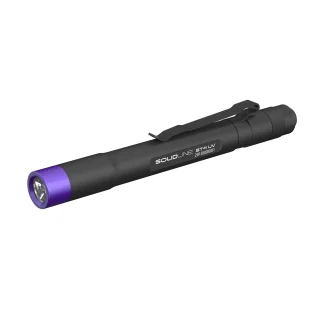 Ledlenser LED Taschenlampe Solidline ST4UV 180 lm, grau, 2 x AAA