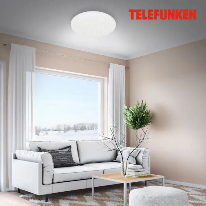 Telefunken LED Deckenleuchte Sternenhimmel Direkt Smart WiFi weiß