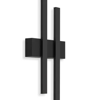 Telefunken LED Außen-Wandleuchte Graz schwarz 47 x 15,5 x 4,2 cm