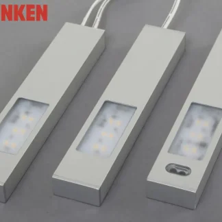 Telefunken LED Unterbauleuchten Thot 16 cm 3er Set, Sensor, aluminiumfarben