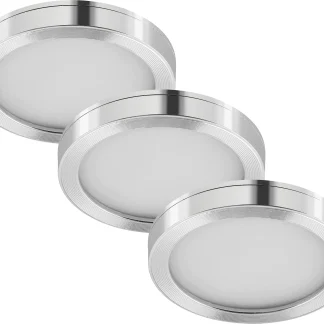 LED Unterbauleuchten Dionysos 3er-Set aluminiumfarben