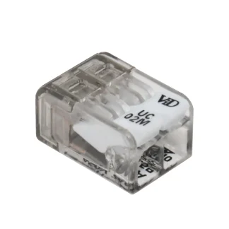 Hebelklemme 10 St., 2 Leiter, 0,2 - 2,5 mm²