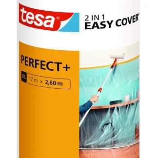 tesa Abdeckfolie Easy Cover Perfect+ Nachfüllrolle XL 17 m x 2,60 m