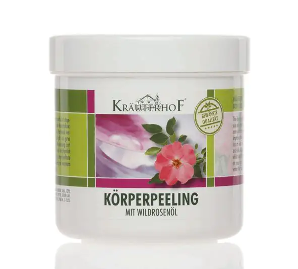 Kräuterhof Körperpeeling Wildrosenöl 400 g