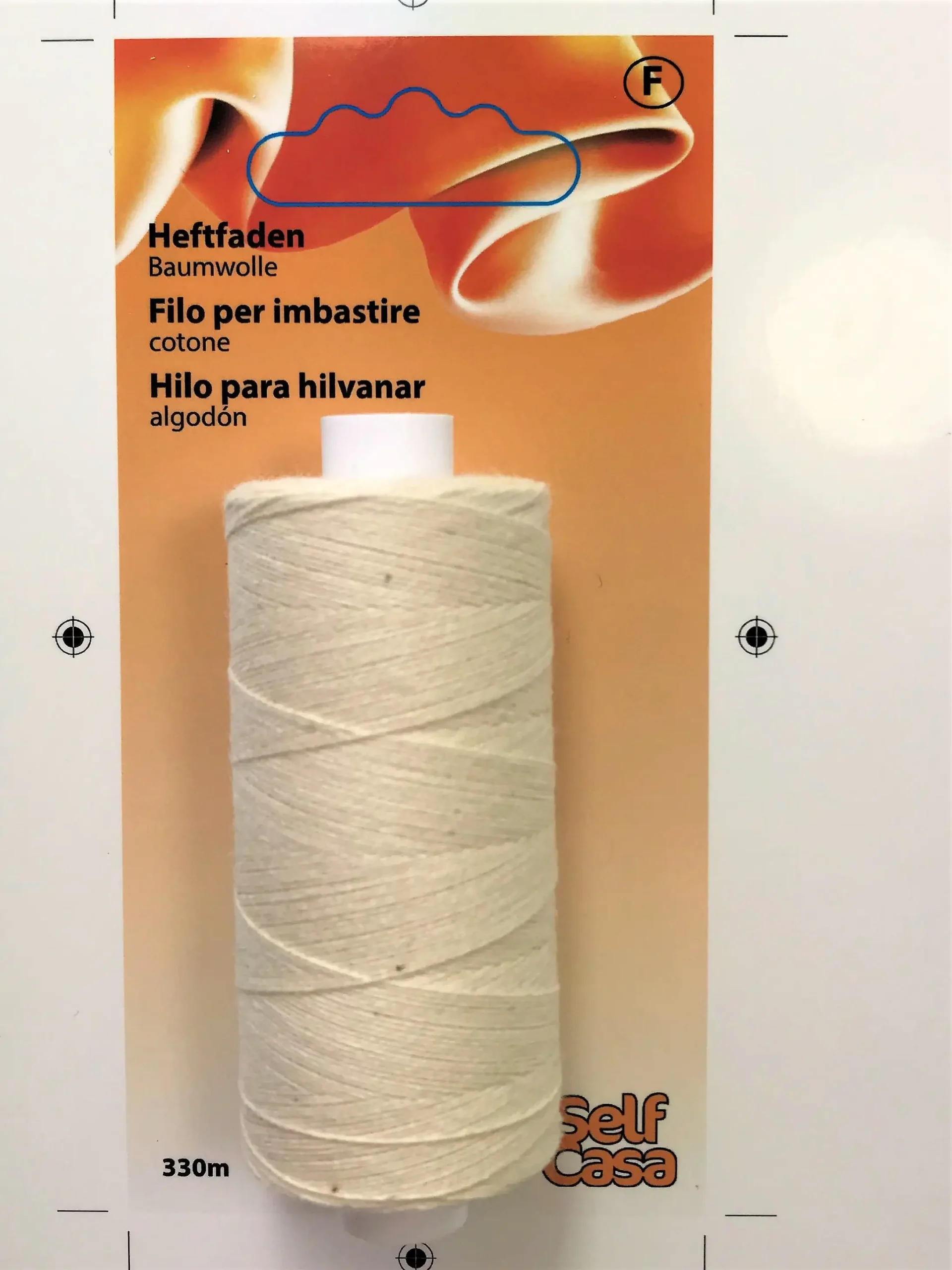 Self Casa Heftfaden ecru 20 g Gewicht: 20 gr., Farbe: ecru