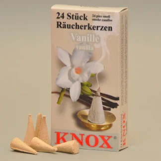 Knox Räucherkerzen - Vanille 24 Stück
