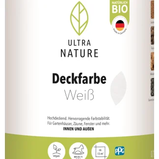 Ultra Nature Deckfarbe 750 ml weiß