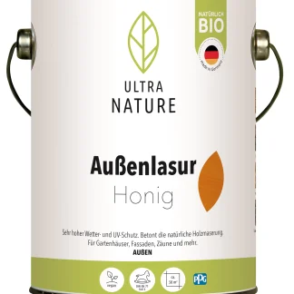 Ultra Nature Außenlasur 2,5 L honig