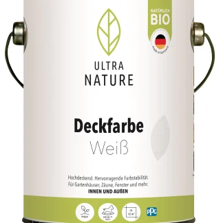 Ultra Nature Deckfarbe 2,5 L weiß