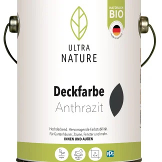 Ultra Nature Deckfarbe 2,5 L anthrazit