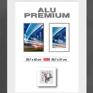 Aluminiumrahmen Quattro schwarz, 42 x 29,7 cm (DIN A 3)