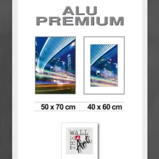 Aluminiumrahmen Quattro schwarz, 50 x 70 cm
