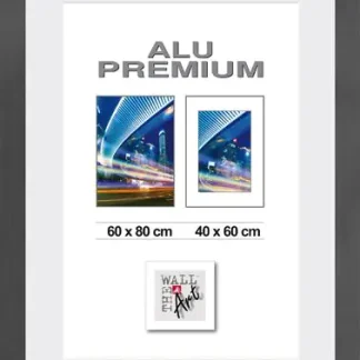 Aluminiumrahmen Quattro schwarz, 60 x 80 cm