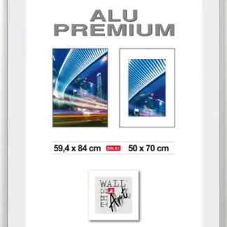 Aluminiumrahmen Quattro silber, 59,4 x 84 cm (DIN A 1)