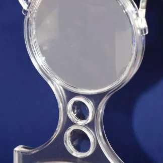 Digiphot Handarbeitslupe CM-20 volltransparent, 2-fach Vergrößerung, 5- und 8-fach Spots