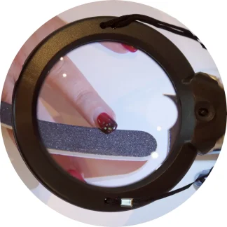 Digiphot Handarbeitslupe CM-22 2-fach Vergrößerung, 6-fach Spot, LED-Beleuchtung