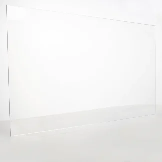 Hygiene Schutzglas Klar 6 mm ESG-Glas Breite: 1000 mm, Höhe: 500 mm