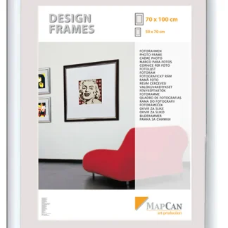 Kunststoff Bilderrahmen Design Frames weiß, 61 x 91,5 cm
