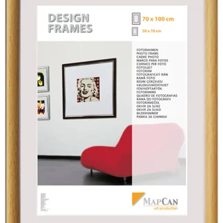 Kunststoff Bilderrahmen Design Frames buche, 13 x 18 cm