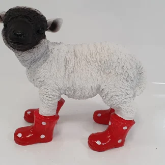 Dekofigur Lamm rot 34 x 37 x 22 cm