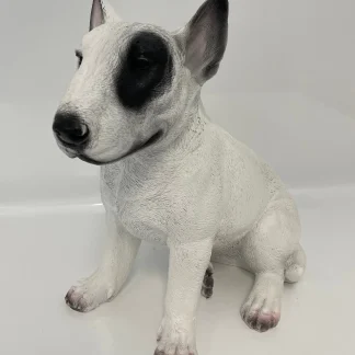 Dekofigur Bullterrier sitzend 40 x 25 x 41 cm