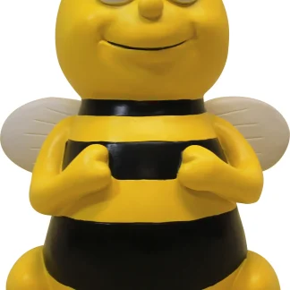 Dekofigur Biene sitzend groß 22 x 14 x 13 cm