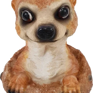 Dekofigur Erdmännchen grabend 17 x 15 x 13 cm