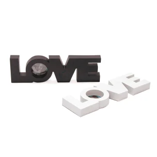 Bilderrahmen LOVE weiß, 29,5 x 9 cm