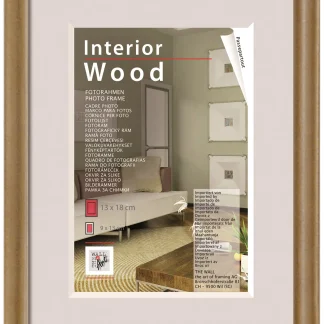 Bilderrahmen Lübeck dunkelbraun, 21 x 29,7 cm (A4)