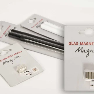 Magnetset 4-teilig für Glas-Magnetboard