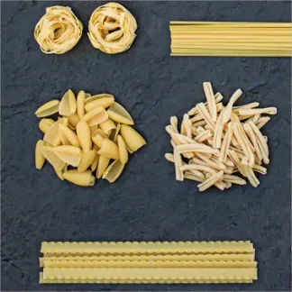 Deco-Glas Bild - Pasta 1 30 x 30 cm
