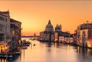 Deco-Glas Bild - Venedig 125 x 50 cm