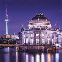Deco-Glas Bild - Berlin Icon II 30 x 30 cm