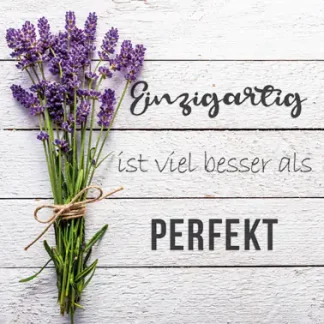 Deco-Canvas Bild - Einzigartig 35 x 35 cm