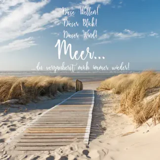 Deco-Canvas Bild - Meereszauber 35 x 35 cm