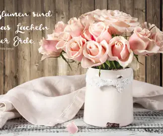 Deco-Canvas Bild - Lächeln der Erde 50 x 70 cm