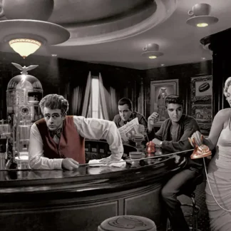 Deco-Panel Bild Star Billard 90 x58 cm