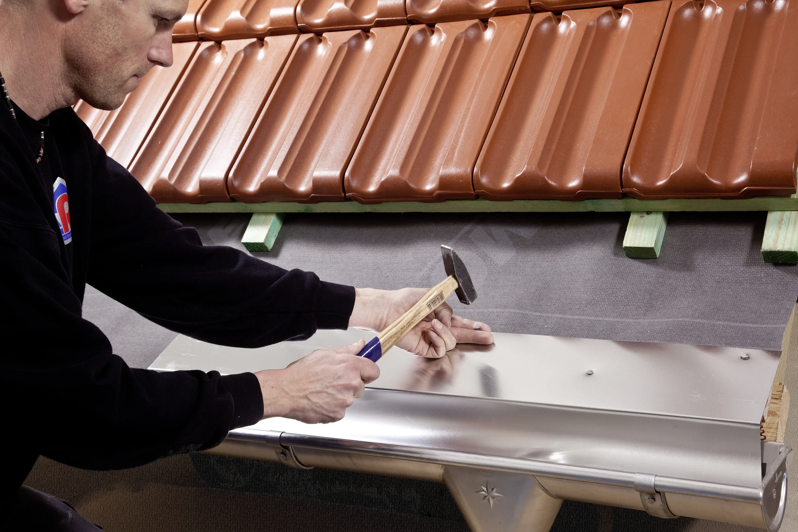 Sarei Rinneneinhang ohne Wasserfalz 1000 x 200 mm natur