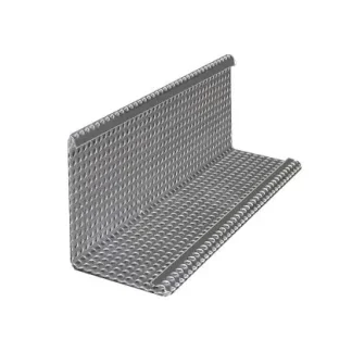 Sarei Kiesfangleiste Form 2 Aluminium natur