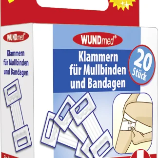 Wundmed Klammern für Mullbinden und Bandagen